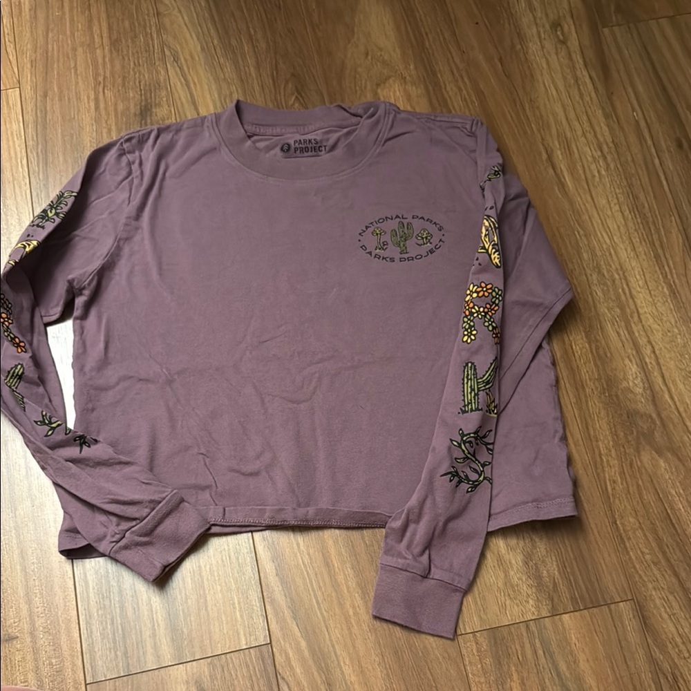 Parks Project long Sleeve 100% Cotton Crop Top